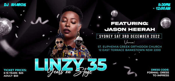 Image describing Linzy Bacbotte Live in Sydney Featuring Jason Heerah
